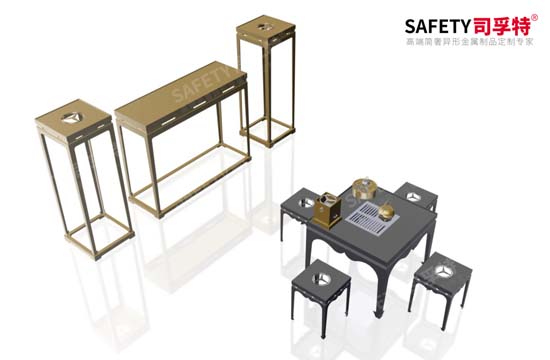 圍爐煮茶 | 感受人間煙火氣，消防安全莫大意。[炭火爐|鋼圍爐|精制鋼圍爐茶桌]