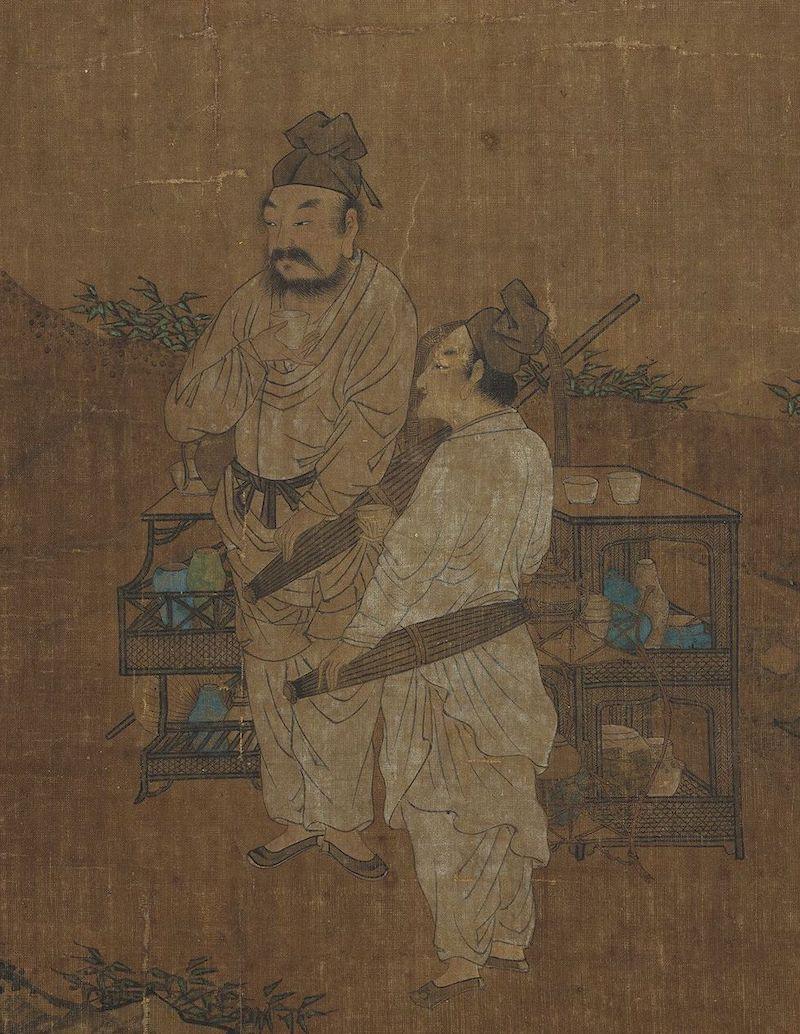 重拾“圍爐煮茶”文化，一起看看故宮藏畫里的“圍爐煮茶”[精制鋼圍爐茶桌](圖8)