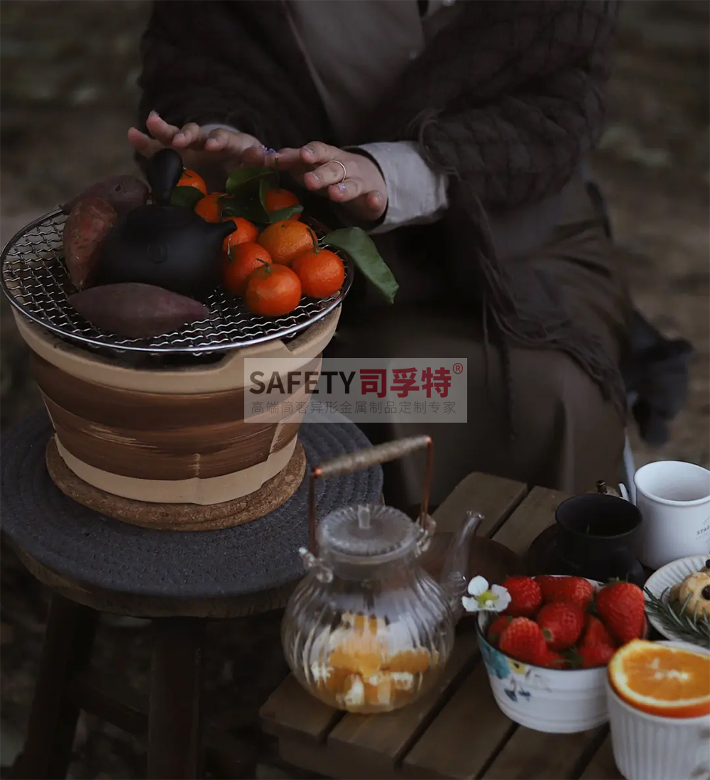 圍爐煮茶小貼士：火災(zāi)、中毒、燙傷需防范[精制鋼圍爐茶桌](圖3)